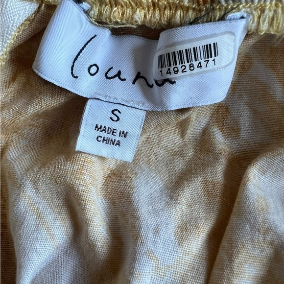 Louna Mini Dress β White & Yellow β Size Small β Perfect for Spring & Summer! - Picture 11 of 11